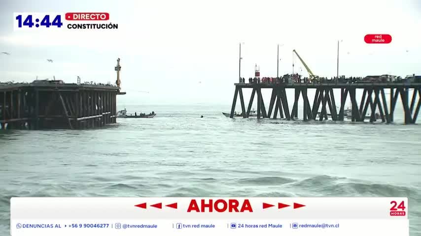 Embarcación cayó al mar en caleta Maguillines