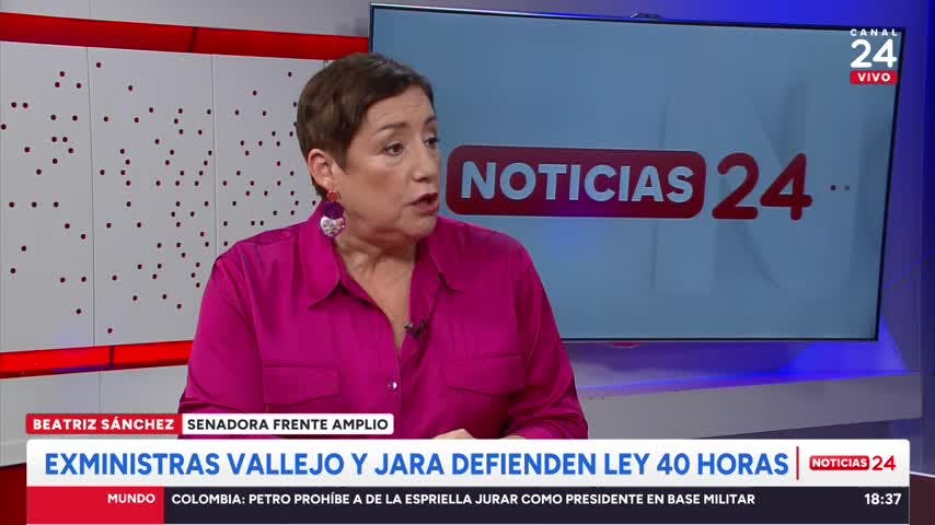 Senadora Sánchez: “Las 40 Horas es un tema sensible y puede provocar mucho malestar”