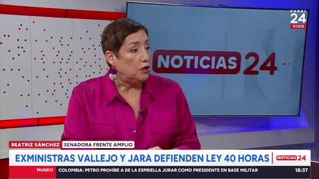 Senadora Sánchez: “Las 40 Horas es un tema sensible y puede provocar mucho malestar”