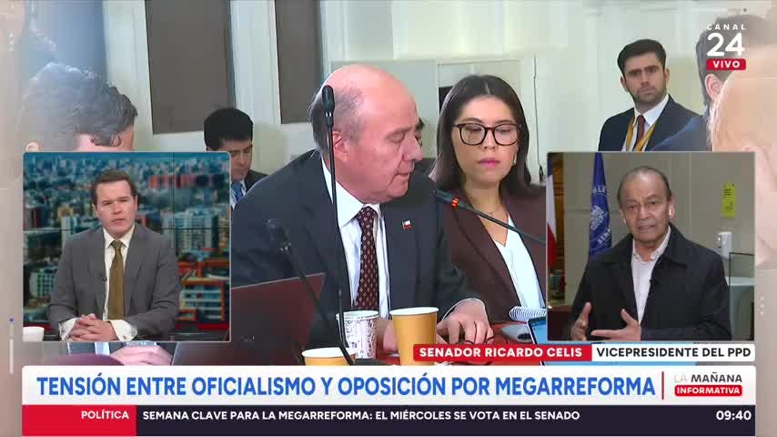 "Probablemente vamos a tener que votar en contra": senador Ricardo Celis (PPD) por megarreforma