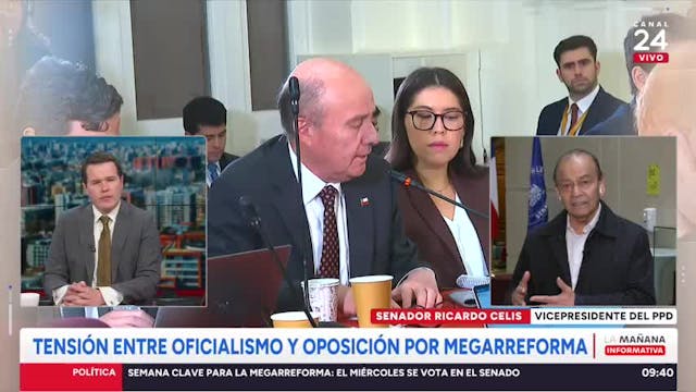 "Probablemente vamos a tener que votar en contra": senador Ricardo Celis (PPD) por megarreforma