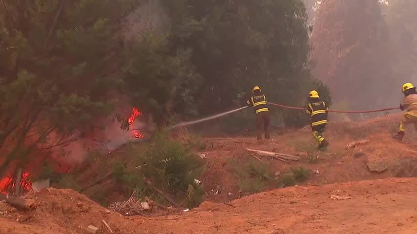 Bomberos conmemoró un nuevo año de vida con desfile en Santa Juana