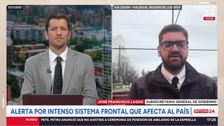 Subsecretario Lagos y eventuales emergencias por sistema frontal: “El llamado es a informarse por los canales oficiales”