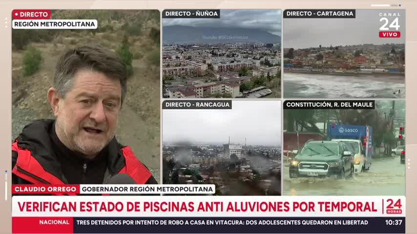 Claudio Orrego "las 52 municipalidades tienen a sus equipos desplegados en terreno"