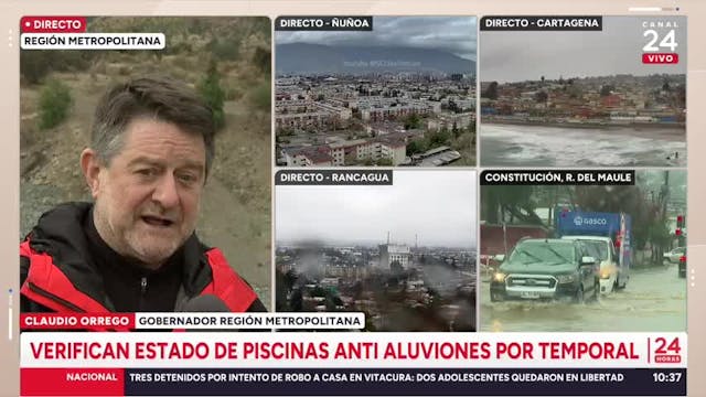 Claudio Orrego "las 52 municipalidades tienen a sus equipos desplegados en terreno"