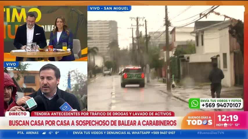 Actualizan estado de salud de carabineros baleados durante fiscalización en Lo Espejo