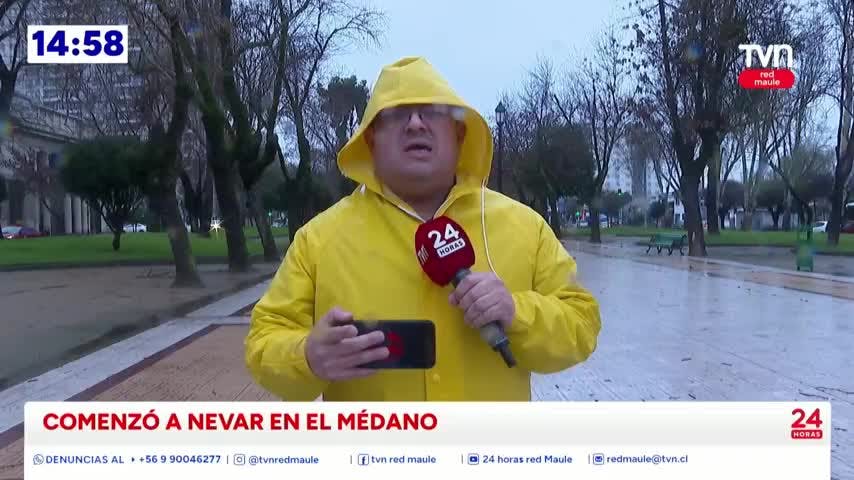 Sistema frontal deja afectaciones menores en la región del Maule
