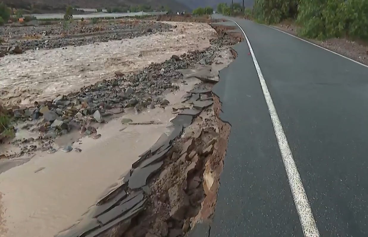 Activación de quebradas destruye caminos y deja zonas aisladas en región de Coquimbo 