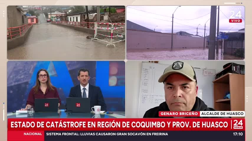 Alcalde de Huasco sobre personas afectadas en la zona “un vecino falleció en la calle”