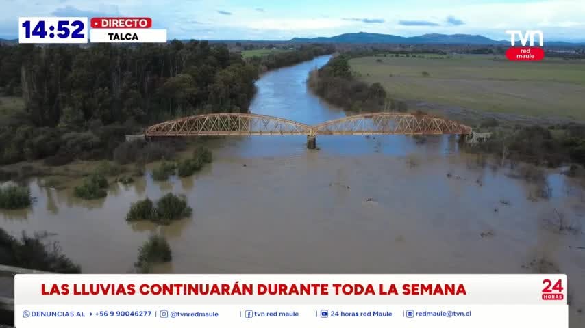 Precipitaciones se mantendrán en la región del Maule