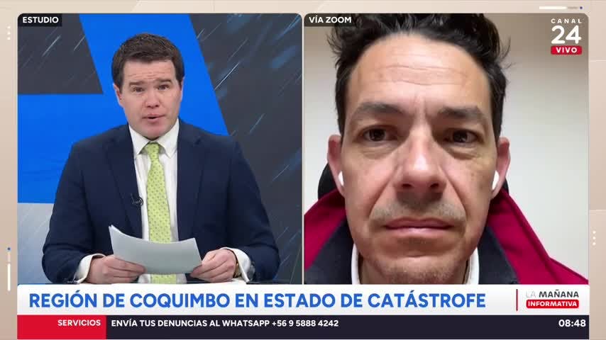 Gobernador Juliá: lluvias en Coquimbo bajarán pero tenemos un "sinfín de localidades aisladas"