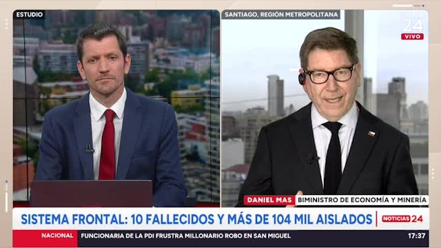 Biministro Mas y efectos del sistema frontal en el norte: "No habrá problemas de abastecimiento"