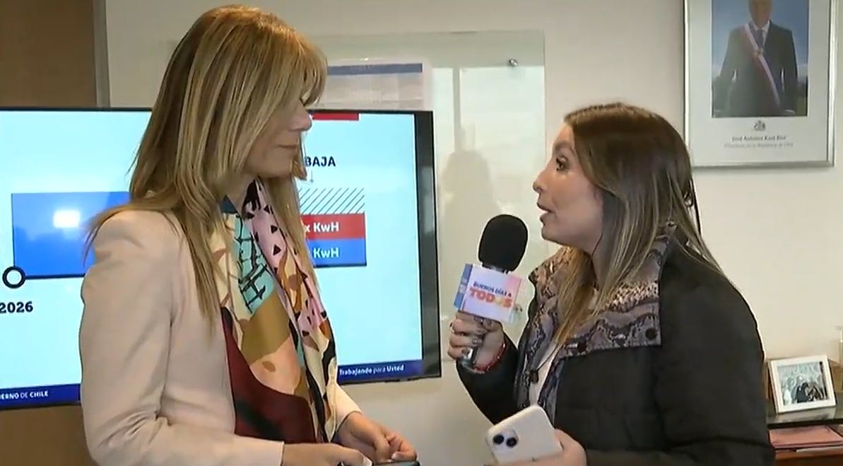 Ministra de Energía informa sobre la reposición de luz en zonas afectadas por temporal 