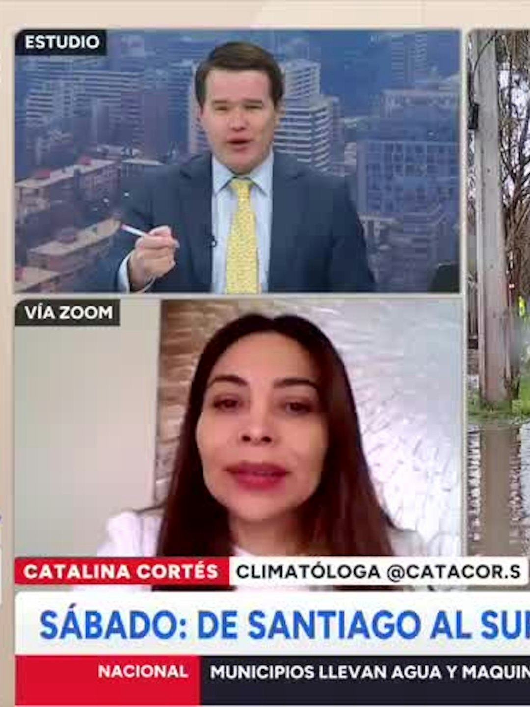 "Se están dando los factores": climatóloga advierte posible riesgo de aluviones en Cajón del Maipo