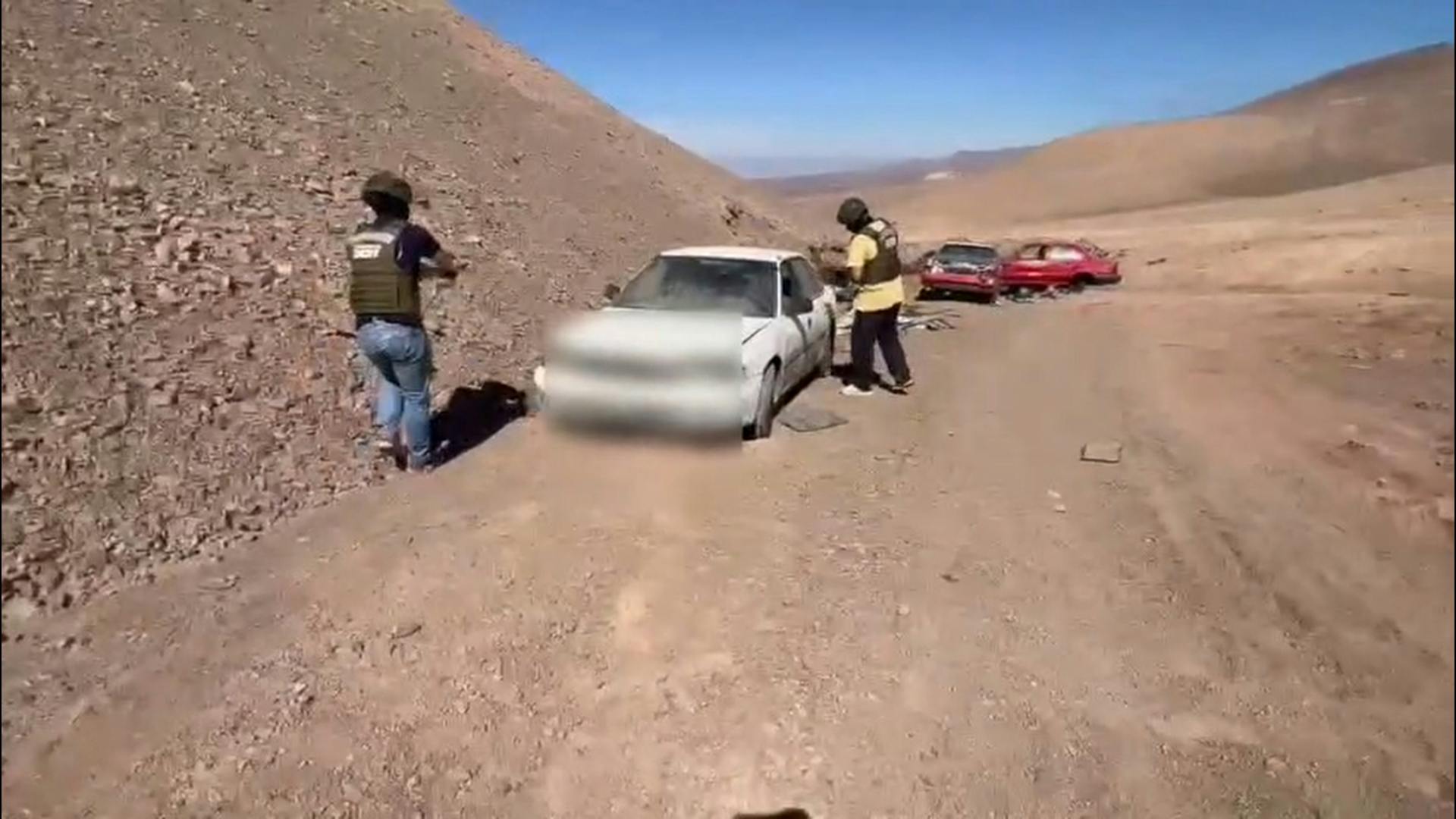 Descubren acopio de autos robados
