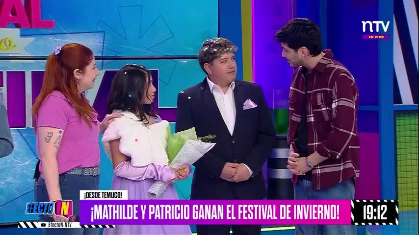 Mathilde y Patricio: conoce a los grandes ganadores del Festival de Invierno