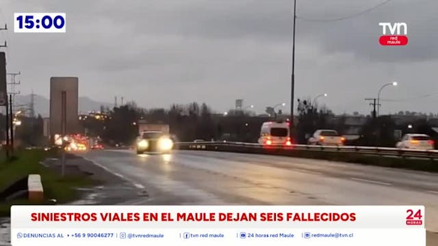 Seis fallecidos en siniestros viales