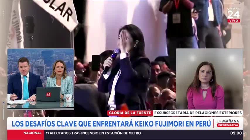 Los desafíos que enfrentará Keiko Fujimori en Perú en medio de tenso clima político