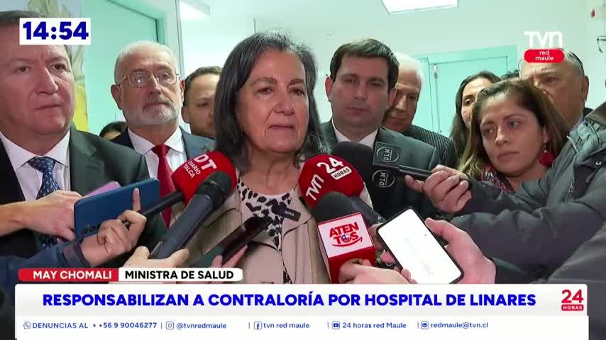 Ministra de salud responsabiliza a Contraloría por falta de avances en Hospital de Linares 