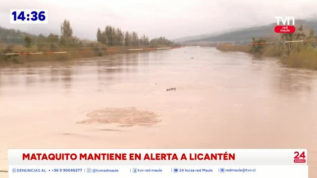 Alerta SAE y evacuaciones marcan 24 horas de tensión en Licantén