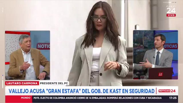 Carmona respalda a Vallejo en acusar de ‘estafa’ la promesa del Gobierno en seguridad: “Hay una alteración de la realidad”