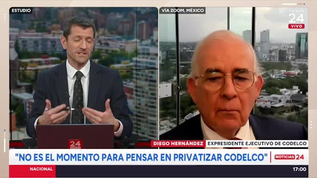 Diego Hernández y debate por futuro de Codelco: “Con la estructura tributaria que tiene hoy nadie va a invertir”