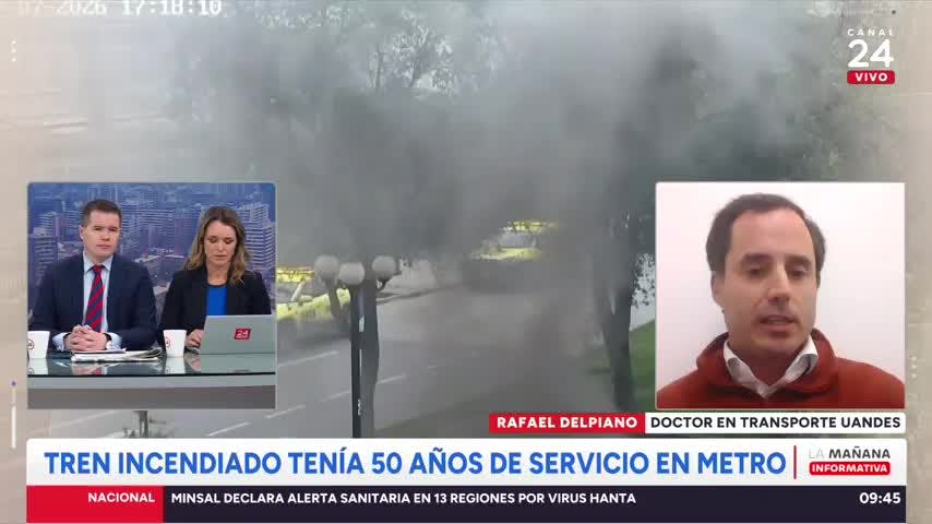 Experto tras falla e incendio en el Metro: "Siguen siendo casos infrecuentes"