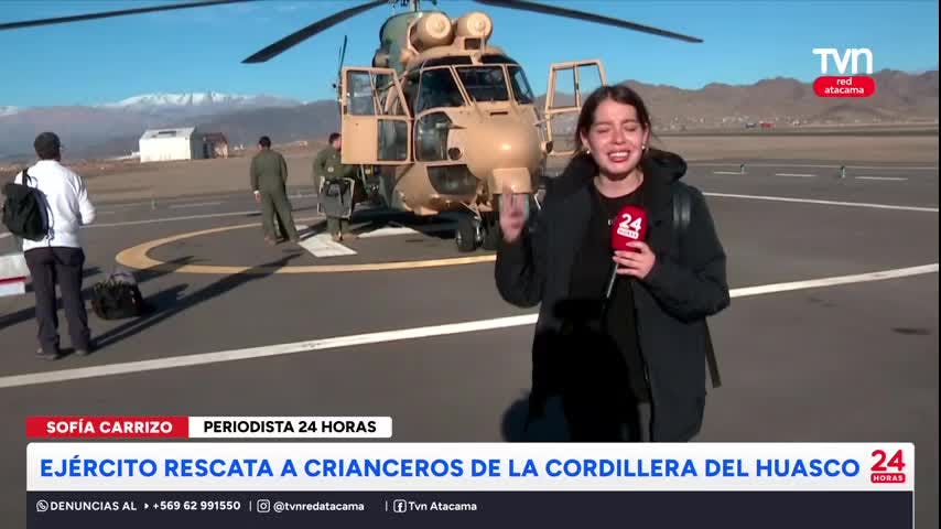 Ejército rescata a crianceros de la cordillera del Huasco