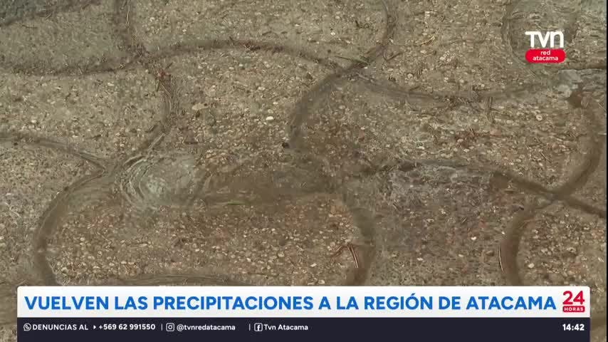 Atacama: anuncian precipitaciones para este viernes