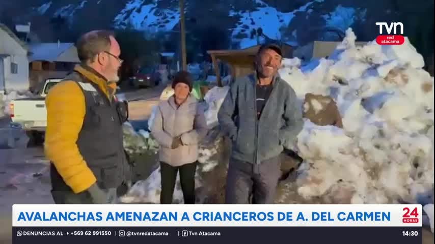 Avalanchas amenazan a crianceros aislados