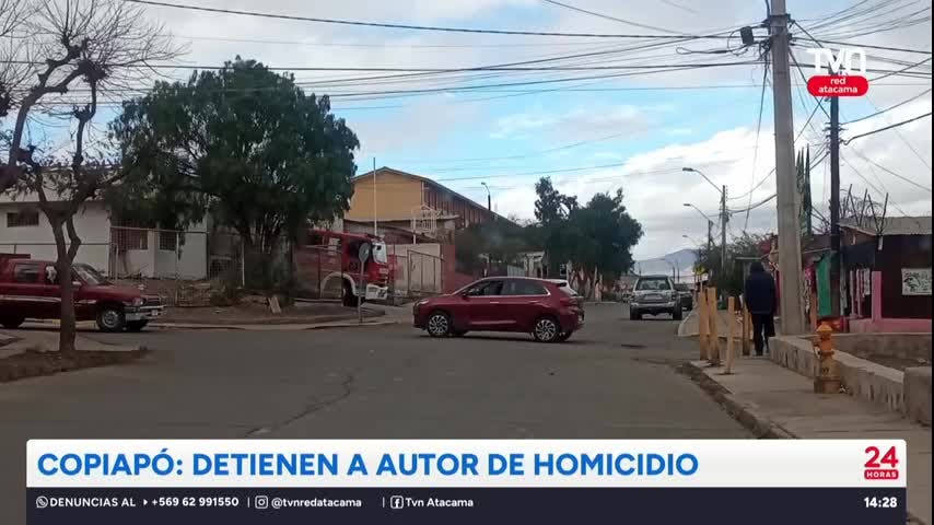 Detienen a autor de homicidio en Copiapó