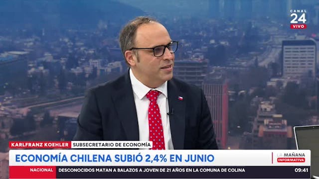 Imacec de junio: "El fantasma de la recesión debería ir quedando atrás pero se debe ir confirmando"