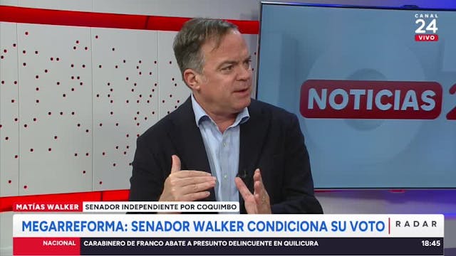 Senador Walker: “No puedo votar a favor de una ley que no incluye por escrito la reconstrucción de la región de Coquimbo”