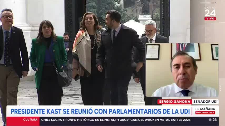 Gahona tras reunión con Kast: "Me dijo que los recursos para la reconstrucción están asegurados"