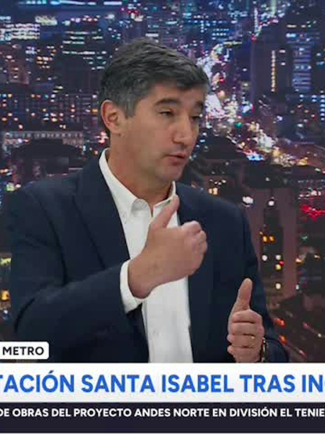 Metro e incendio en Santa Isabel: “No hay intervención de terceros, fue un aspecto técnico”