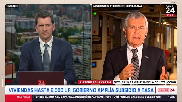 Cámara Chilena de Construcción y proyecto que amplía el subsidio a la tasa: “Va en la línea correcta”