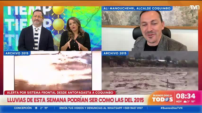 Alcalde de Coquimbo por nuevo sistema frontal: "Tenemos despliegue por los diferentes territorios"
