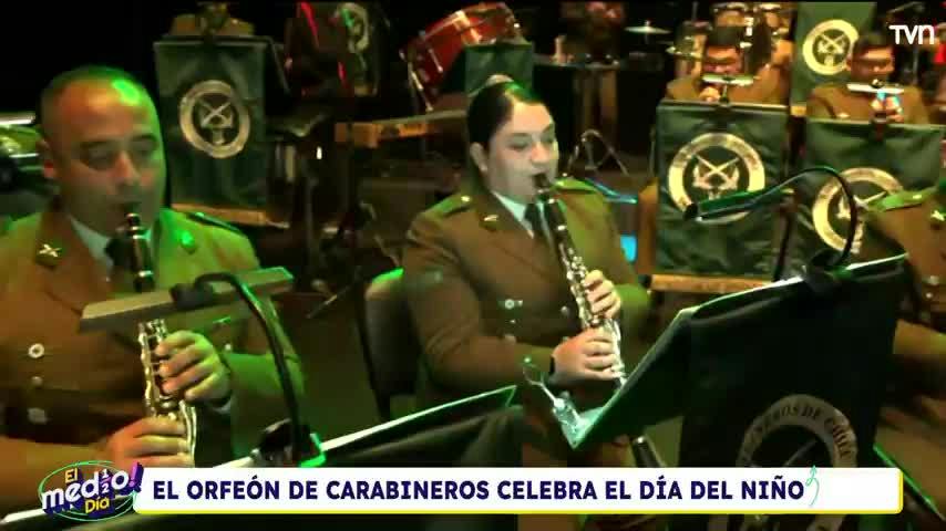 Con música de películas: así celebró el Día del Niño el Orfeón Nacional de Carabineros