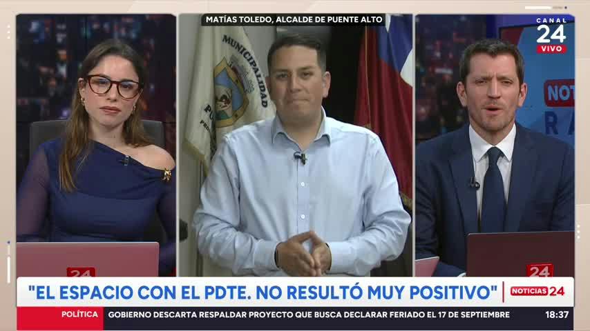 Alcalde Toledo: "Con el ministro Quiroz no hay relación, tampoco con el ministro de Seguridad"