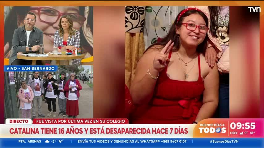 Desesperada búsqueda de Catalina: salió del colegio y lleva una semana desaparecida