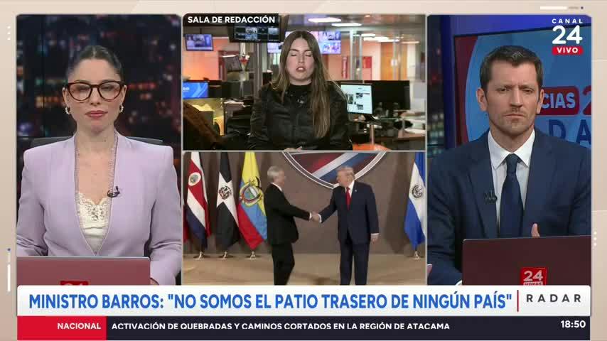 Ministro Barros y duro discurso del jefe del Pentágono: “No somos el patio trasero de ningún país”