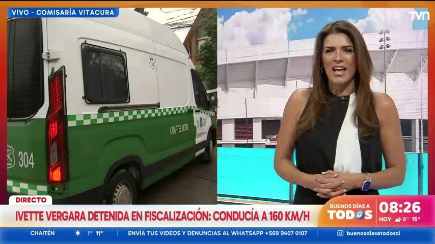 Ivette Vergara fue detenida tras ser sorprendida conduciendo a 160 km/h