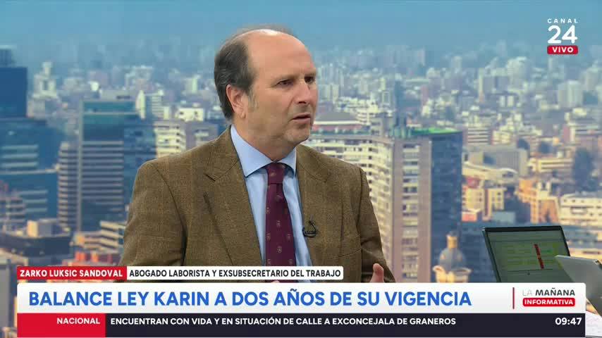 Zarko Luksic y Ley Karin: "Faltó capacitación de quienes se hacen cargo de las investigaciones"