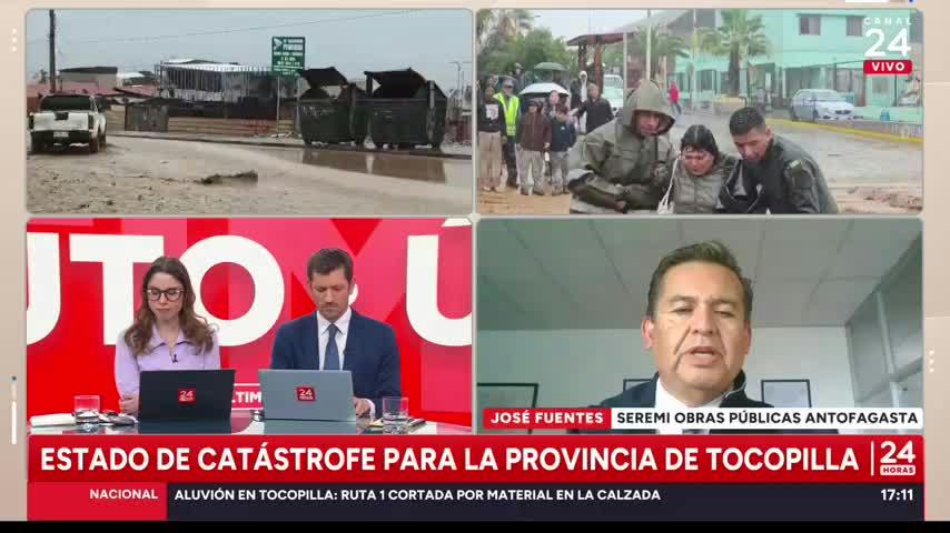 Seremi José Fuentes: “No hay conectividad con Tocopilla en las distintas rutas”