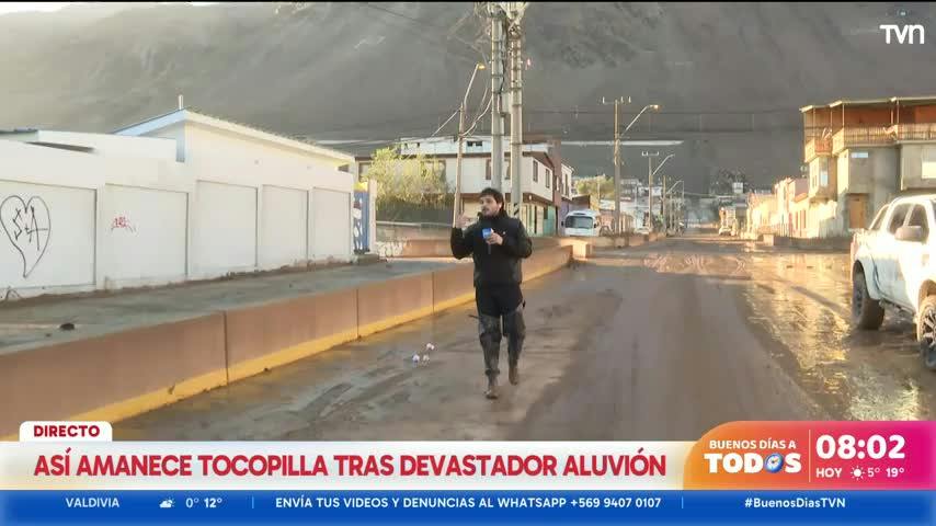 Así amanece Tocopilla tras desvastador aluvión