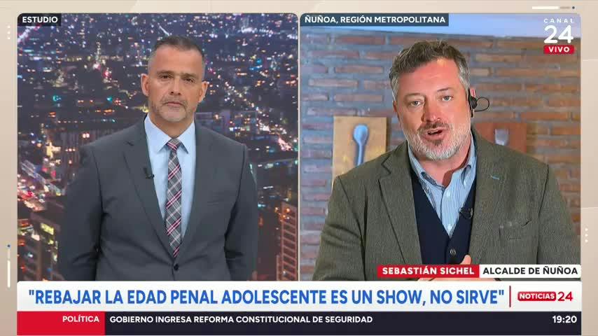 Alcalde Sichel y Estado de Excepción de la reforma de seguridad: “Delirante, me parece una pésima idea”