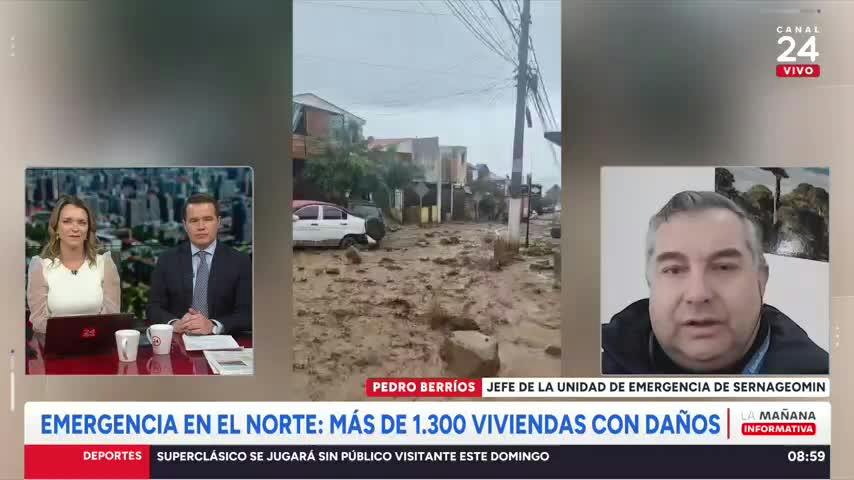 Sernageomin tras aluviones del norte: "La clave es identificar las zonas peligrosas"