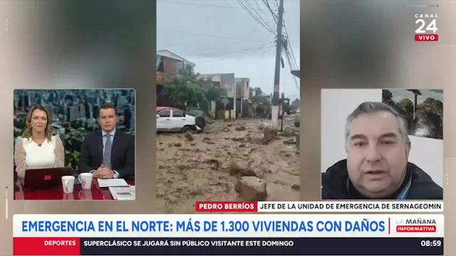 Sernageomin tras aluviones del norte: "La clave es identificar las zonas peligrosas"