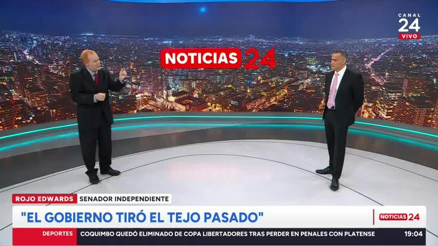 Senador Edwards y reforma de seguridad del Gobierno: “Yo creo que sí tiró el tejo pasado”