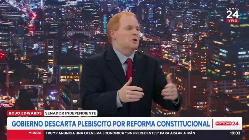 Senador Edwards y reforma de seguridad del Gobierno: “Yo creo que sí tiró el tejo pasado”